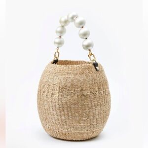 Clare V. Jumbo Pearl Handle for the Pot de Miel HANDLE ONLY EUC